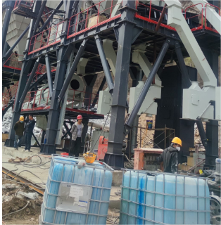 忻州600噸制砂機(jī)設(shè)備基礎(chǔ)沉降頂升 忻州600噸制砂機(jī)設(shè)備基礎(chǔ)沉降頂升